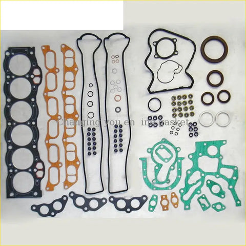 A full set of gasket pro automotive gaskets and seals in black orange green and metallic for toyota crown and celica