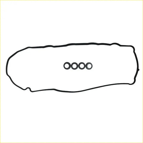 Black rubber engine valve cover gasket with four matching o-rings for toyota highlander camry 1arfe 2arfe models
