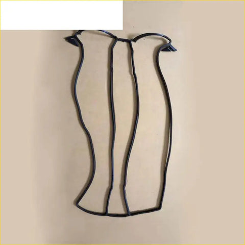 Black wireframe dress form with minimalist design shown alongside gasket pro for ford fiesta iv focus mazda 121 iii rocker cover gasket