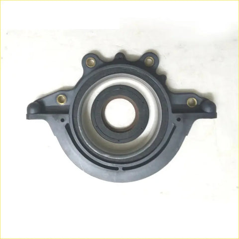 Black plastic housing with bearing and four brass mounting bolts for gasket pro ford fiesta ka crankshaft oil seal