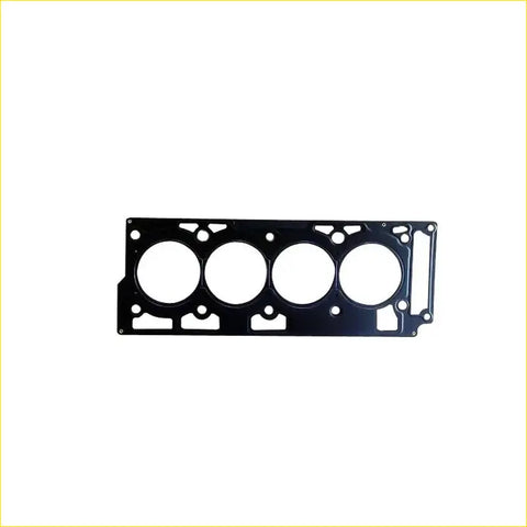 Black metal cylinder head gasket with four circular openings and mounting holes for ford street ka 16 cdra cdrb engine