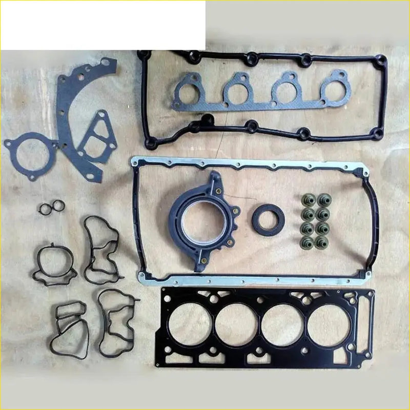 Black and metallic gasket pro set with rubber seals and metal parts for ford usa courier pickup fiesta 16 zetec-rocam kit a