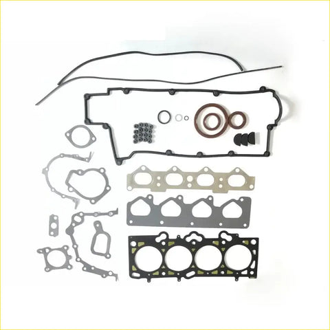 Black rubber gasket set with metal components and seals for hyundai matrix coup 16v full set by gasket pro