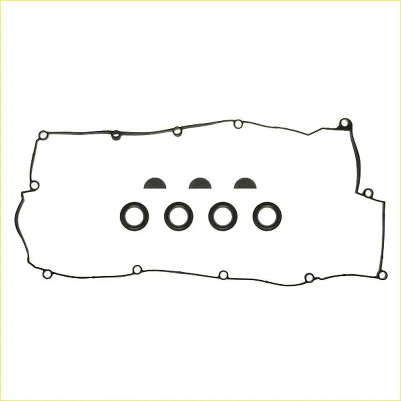 Black rubber gasket pro with four circular and three semi circular cutouts for hyundai elantra i30 kia cerato 2.0 engine head