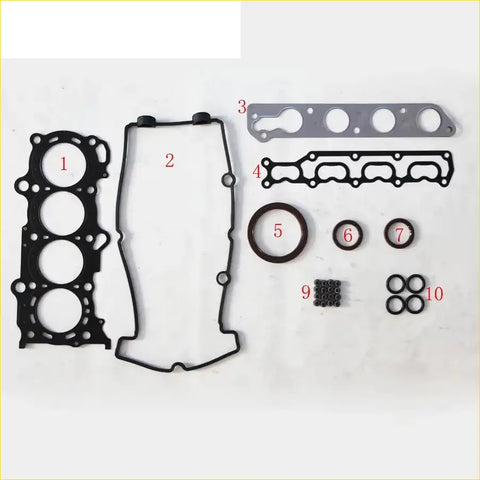 Black rubber gasket set made of metal for suzuki splash swift k14b k12b engine head and cylinder block use