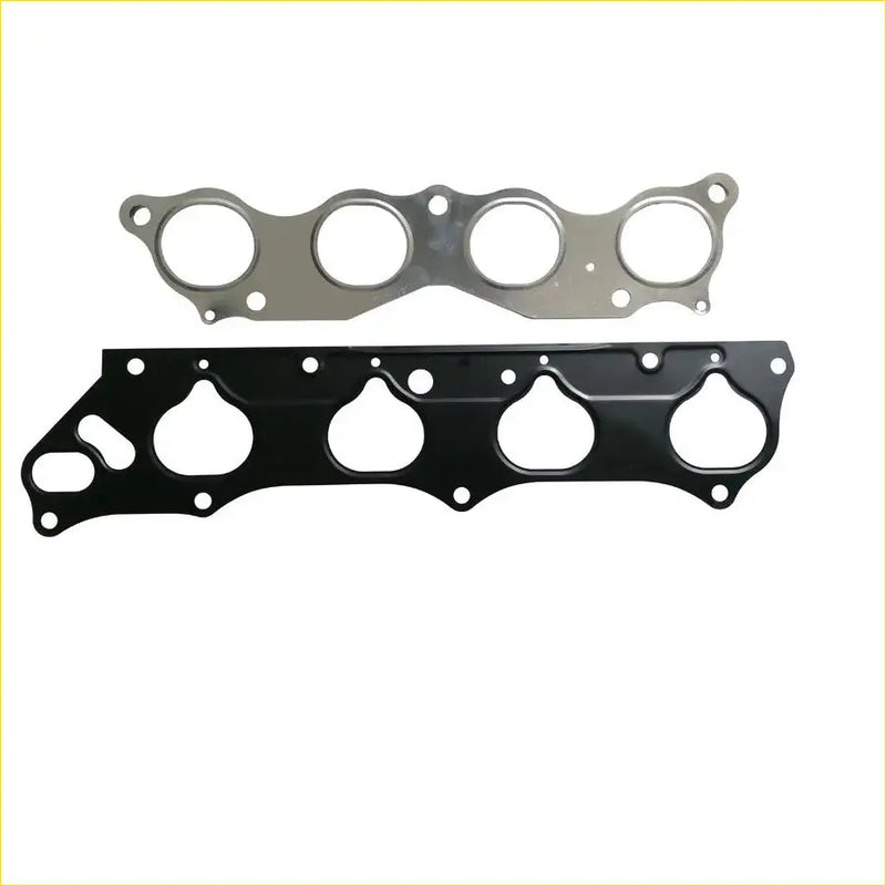 Black and silver metal engine head gaskets with circular openings for gasket pro k24a6 honda accord element 2.4 manifold