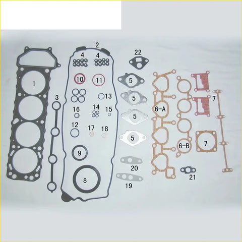 Black rubber gasket set made of durable material for engine head use in nissan altima 24l by gasket pro