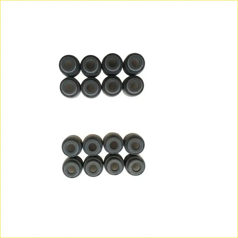 Black rubber gasket pro valve stem oil seals arranged in two rows for mazda protege 16v dohc zm 16pcs set