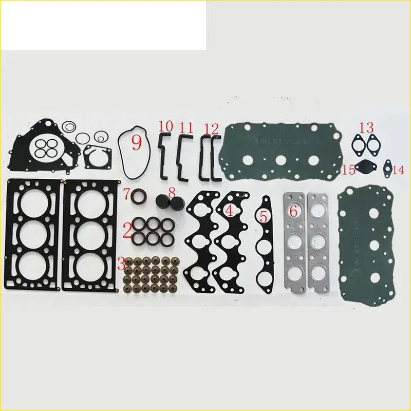 Black and silver metal gasket pro full cylinder head gasket set with seals o rings and bolts for rover 75 25k4f kv6