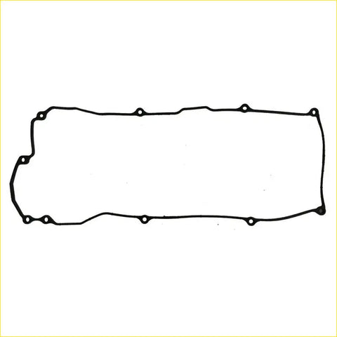Black rubber rocker cover gasket with circular mounting holes for nissan 2003 sunny n16 18l qg18de engine