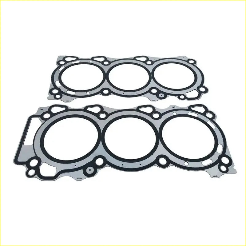 Silver metallic gasket pro cylinder head gaskets with black rubber seals for nissan maxima qx murano altima teana 3.5 vq35de