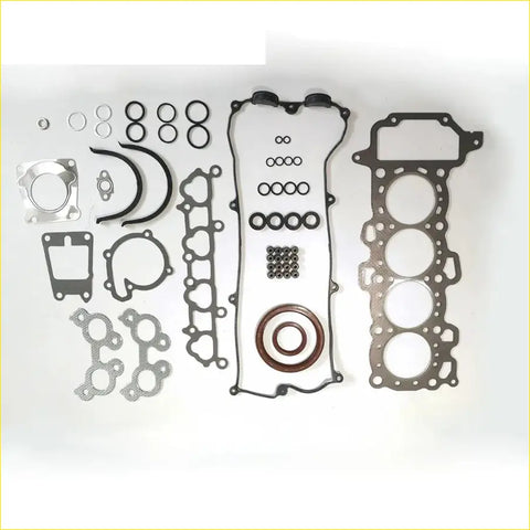 Black rubber gasket set with metal components and seals for gasket pro nissan micra k11 cg10de engine maintenance