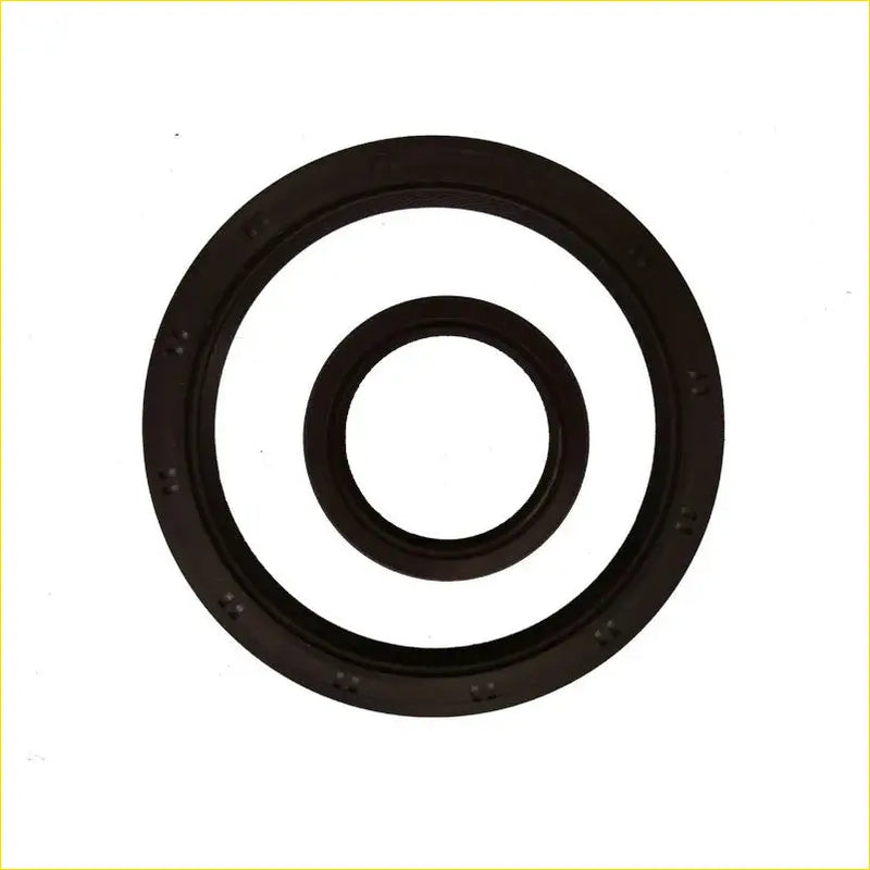 Black rubber crankshaft oil seal ring with concentric design for nissan sunny 1.8l qg18de gasket pro 2pcs