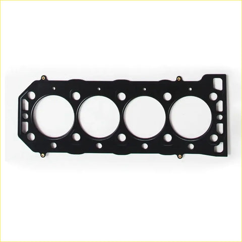 Black metal cylinder head gasket with four circular openings and mounting holes for rover 75 18k4g turbo engine
