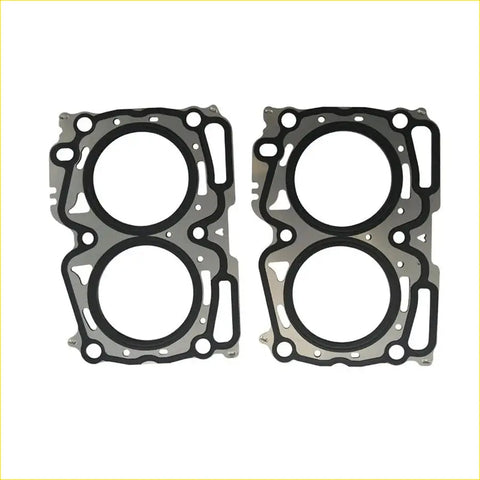 Black rubber gaskets with metallic silver backing for subaru forester impreza 2.0l ej204 ej20 engine head sealing