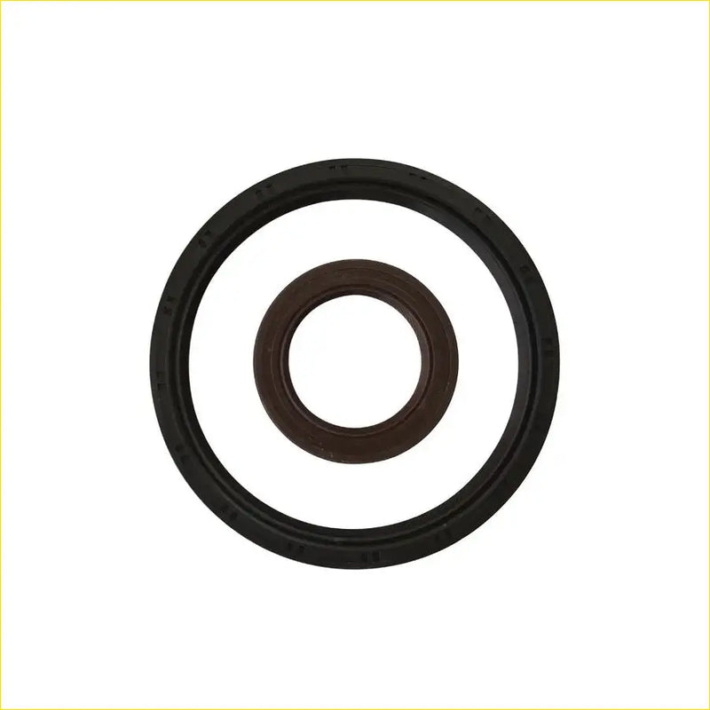 Black rubber crankshaft oil seal with dark brown inner ring for toyota landcruiser 4.0l hilux 1grfe engine