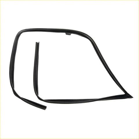 Black rubber glass run channel seal trim for nissan ad van sunny wagon n14 1990-1999 shown from the back side