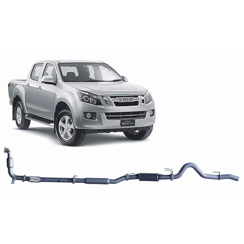 Redback Extreme Duty Exhaust 3in Turbo Back (With Cat &