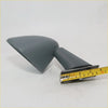 Gray plastic fender mirror set for Mazda Cosmo RX-5 sport with sleek curved design and mounting bracket visible from back side