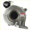 Silver metallic gt2052v turbocharger with red and white label for vw touareg 25l 174 hp 2003-2010