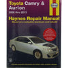 Haynes Repair Manual Suits Toyota Camry & Toyota Aurion