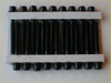 Black threaded steel head bolts with hexagonal heads arranged in white tray for navara d22 d40 np300 pickup