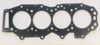 Black rubber head gasket with four circular openings and mounting holes for ford ranger everest mazda bt50 bolts