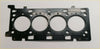 Black matte head gasket with four circular openings and bolts for movano master x220d x250d navara nv400 engines