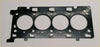 Black engine head gasket with four circular openings and mounting holes for movano b master x220d x250d navara nv400 3 2.3 dci