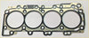 Black rubber head gasket with metallic backing for navara pathfinder murano nv350 2.5 dci y25ddti engine use