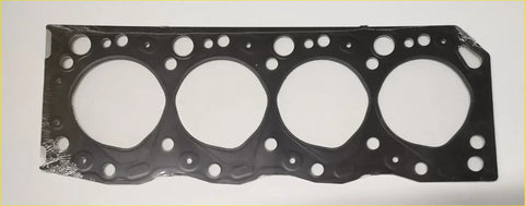 Black rubber head gasket with four large circular openings and bolt holes for toyota hilux surf hiace 4runner land cruiser 2.4d