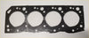 Black engine head gasket with four large circular openings and bolt holes for toyota hilux surf hiace liteace dyna