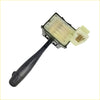 Black plastic headlight indicator blinker switch with translucent beige housing and connectors for nissan patrol gq back side
