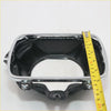 Chrome finished motorcycle headlight housing with black interior and mounting brackets for toyota 4runner hilux 1988-1995