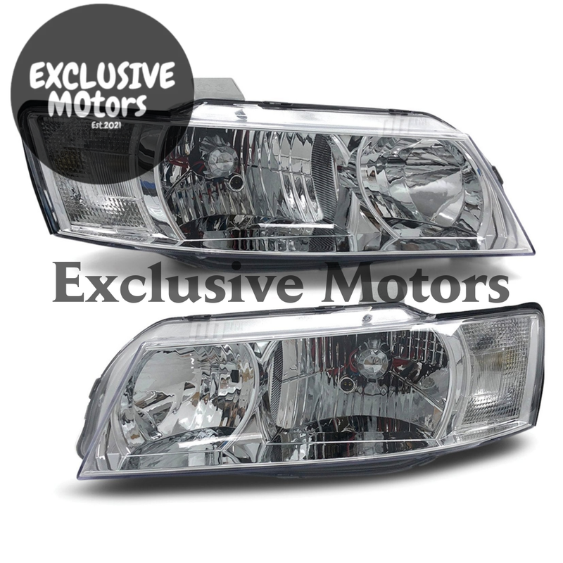 Holden Commodore VZ Chrome Headlights (2004-2006)