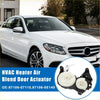 White and black hvac heater air blend door actuator for mercedes benz c class shown from back side in toyota avalon use