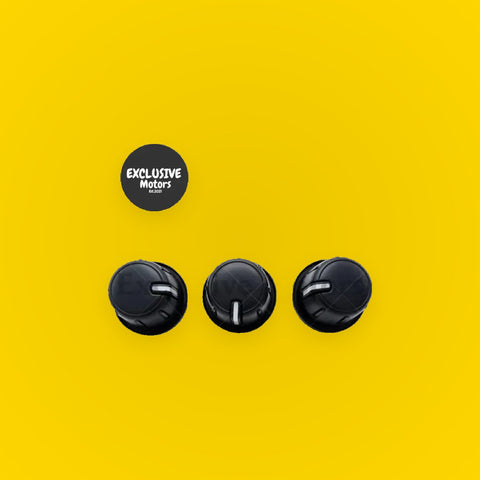 Heater Control Knobs X3 Suits Toyota Hilux KUN16