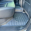 Black rubber heavy duty mat with textured ridges and molded contours for isuzu d-max 2024+ vehicle fit
