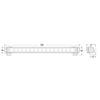 Hella LED Driving Light Bar 470mm Driving Pencil Beam