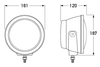 Hella Luminator Compact LED Driving Light Chrome Rim