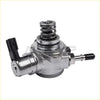 Silver metallic high pressure fuel pump injector with coiled spring and black plastic connector for infiniti qx60 nissan pathfinder