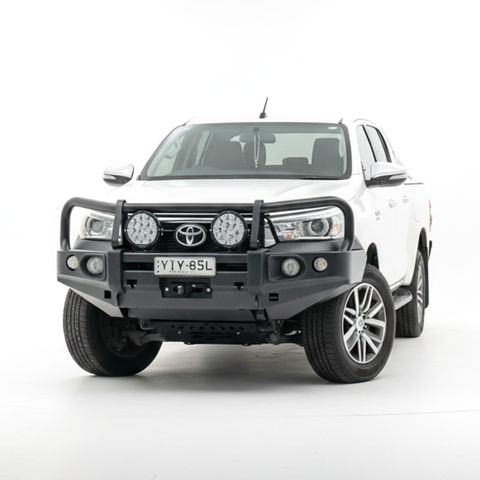 Rockarmor Rock Pack — Toyota Hilux N80 2015-2020 | Elite Hoop Bullbar + Rock Sliders