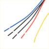 Hole expansion port switch with five color-coded insulated wires blue black red yellow and exposed copper ends for toyota vehicles