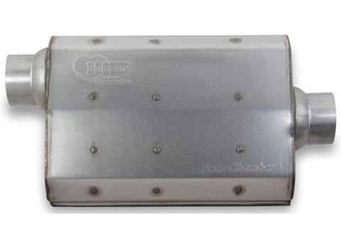 Hooker Aero Chamber Muffler 2.5in. Single Offset