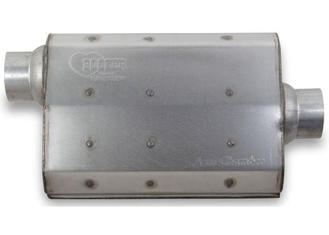 Hooker Aero Chamber Muffler 3in. Single Offset