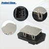 Black plastic and silver metal heater control relay with three terminals for toyota fj 2007-2014 hvac blower motor resistor