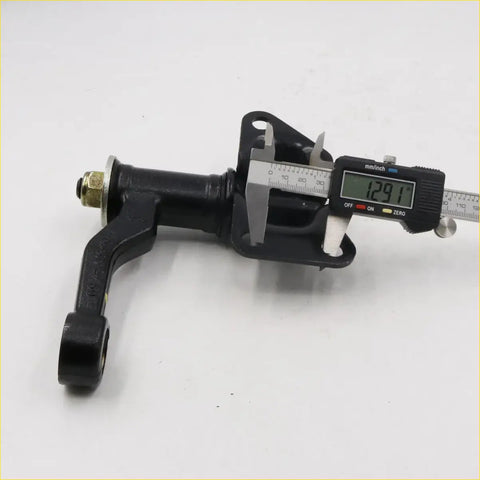 Black painted metal idler arm 2500cc for nissan datsun d21 86-98 with brass bolt and caliper measuring it