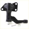 Black painted metal idler arm with mounting bracket and threaded shaft for nissan d22 crew cab 4x2 1997-2004