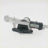 Silver metallic idler arm for toyota hilux 3rd gen with cylindrical handle measured at 29.44 mm by digital caliper