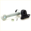 Silver metal idler arm with black plastic mounting bracket and hardware for toyota hilux 3rd gen 78-83
